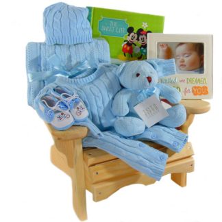 Baby first Muskoka Chair Boy Gift Basket