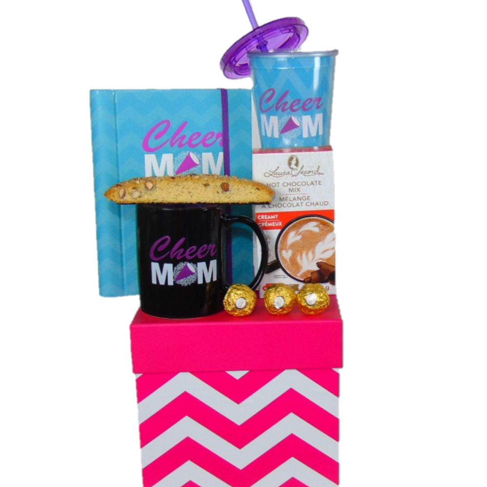 Cheer Mom Gift Basket Box