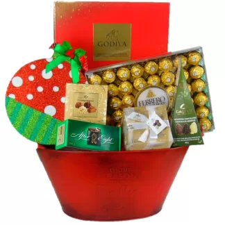 Christmas Chocolates Gift Basket
